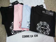 コムサのTシャツCOMME CA ISM