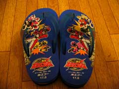 轟轟戦隊冒険ジャー ビーチサンダル
