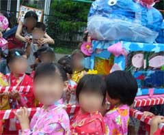 保育園の夏祭り