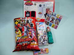 ボウケンジャークリスマスお菓子缶