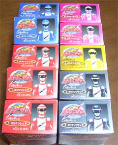ボウケンジャーソフビ入り食玩