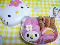 ゲキレッド弁当＆マイメロ弁当