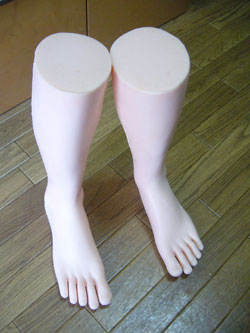リフレクソロジー練習用足