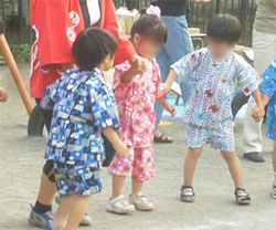 保育園の夏祭り