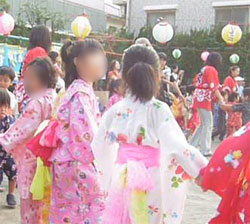 保育園の夏祭り