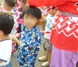 保育園の夏祭り