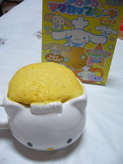 マグカップケーキシナモンロール