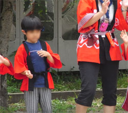 保育園の夏祭り昼の部