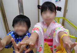 保育園の夏祭り夜の部