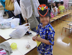 保育園の夏祭り夜の部