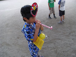 保育園の夏祭り夜の部