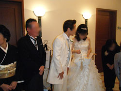 妹の結婚式