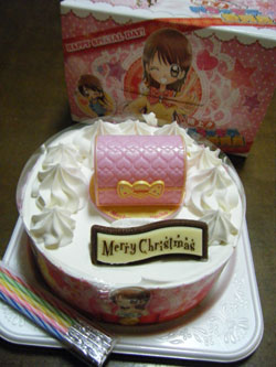 極上めちゃモテ委員長クリスマスケーキ