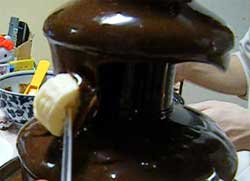 チョコレートファウンテン
