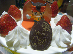 イナズマイレブンのクリスマスケーキ