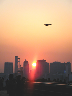 夕日