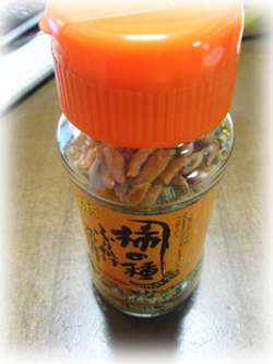 柿の種ふりかけ茶漬