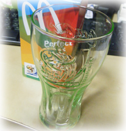 マクドナルド　FIFAワールドカップ限定　Coke　glass