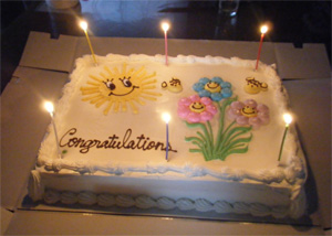 誕生日ケーキ