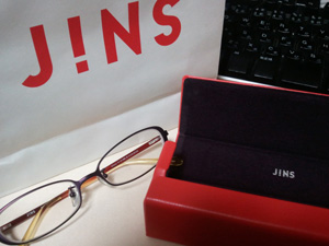 Jinsの眼鏡